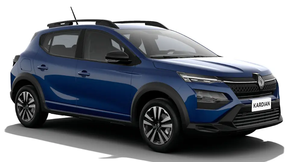 Renault Kardian Evolution manual azul visto de lado
