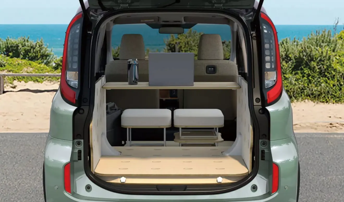 interior da Toyota Sienta