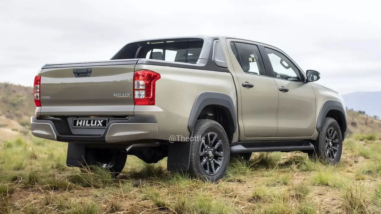Projeção da nova geração da Toyota Hilux 2026
