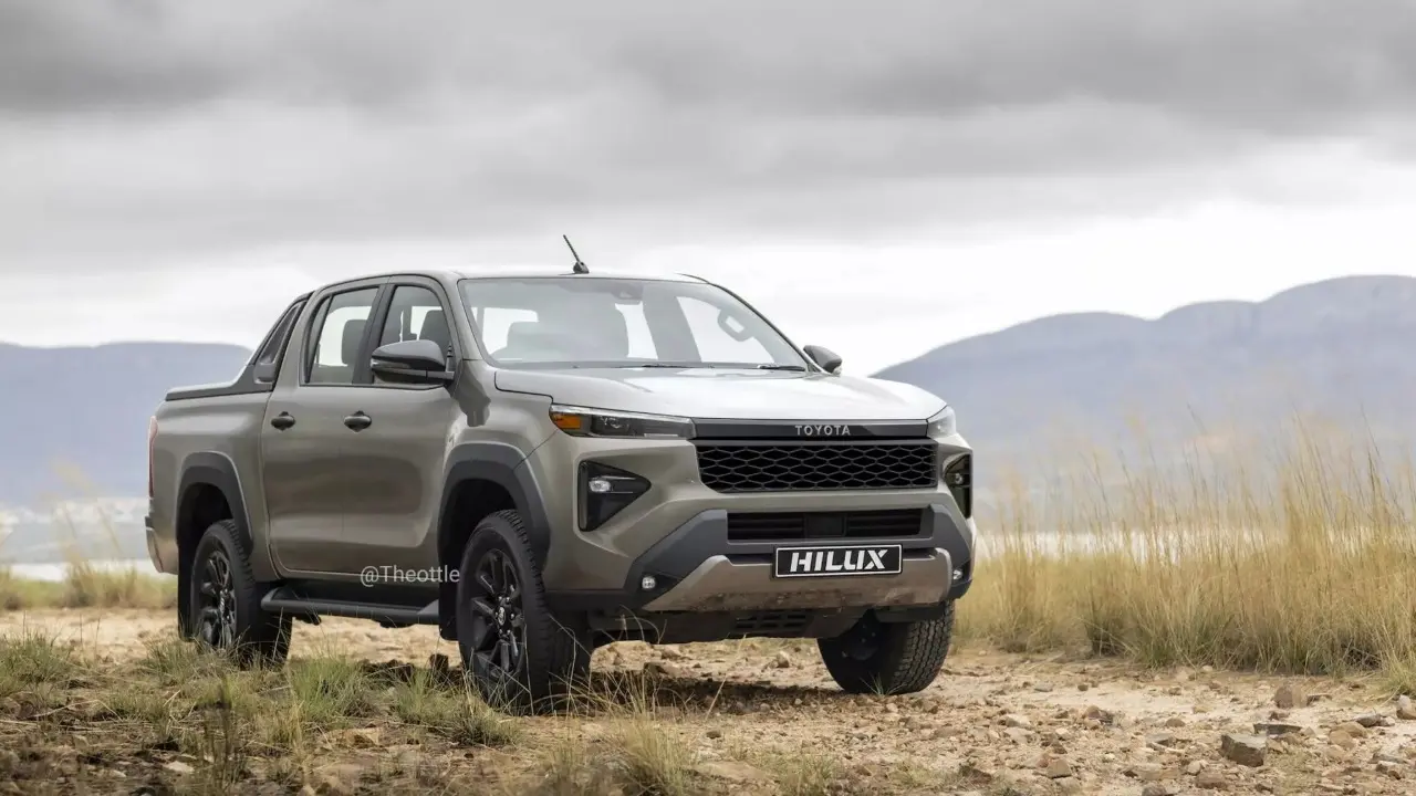 Projeção da nova geração da Toyota Hilux 2026