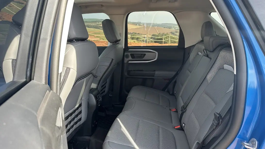 Espaço traseiro do Ford Bronco Sport Badlands