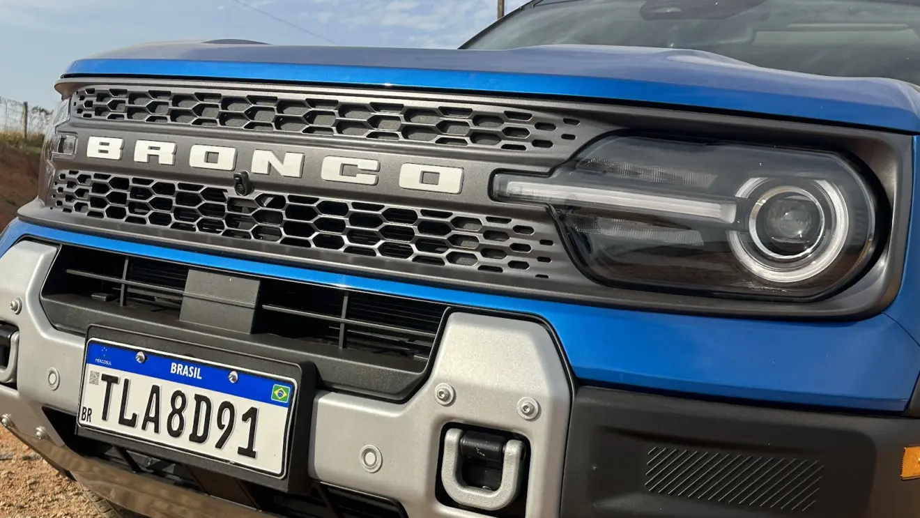 Grade do radiador do Ford Bronco Sport Badlands