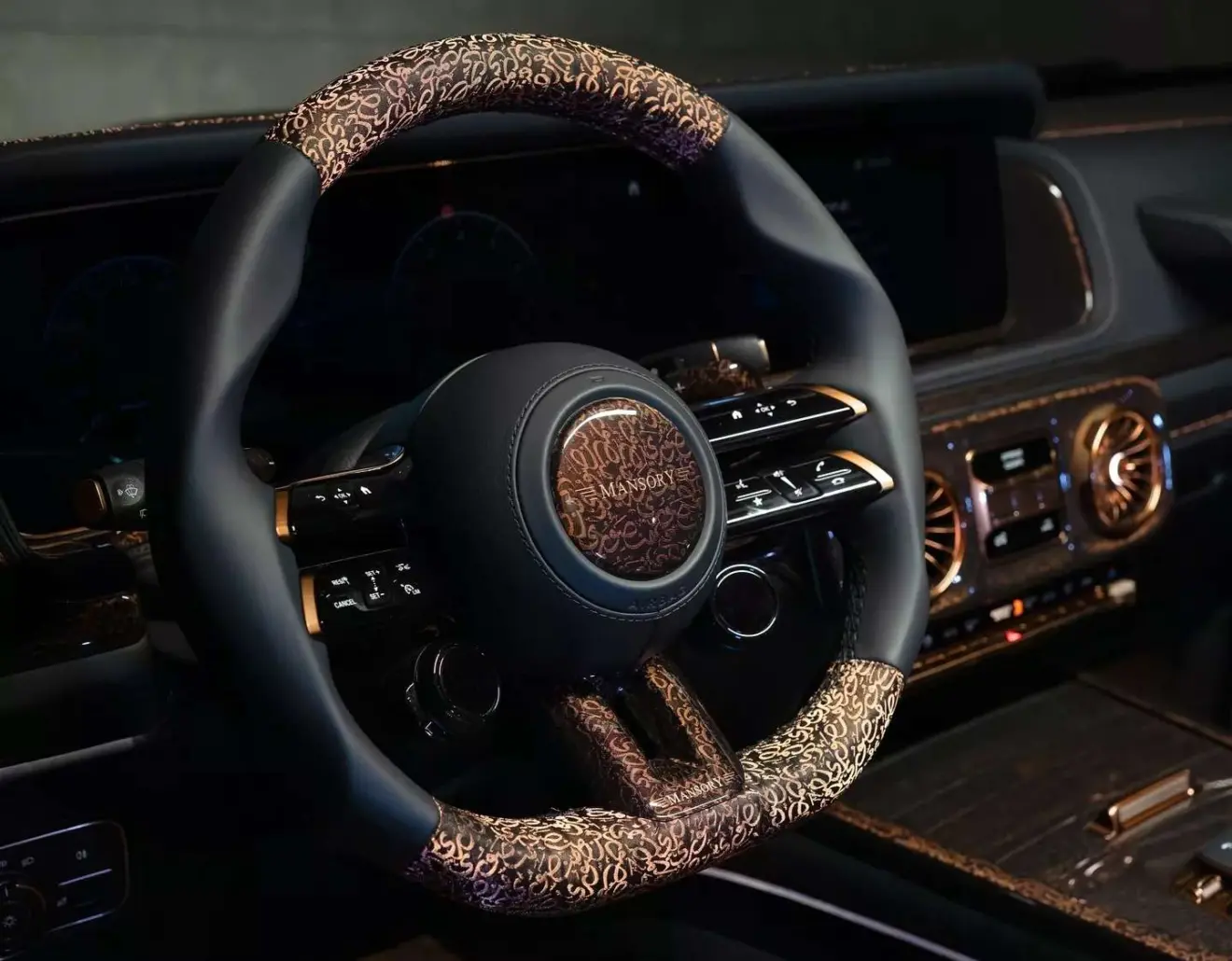 Interior do Mercedes-Benz Classe G da Mansory