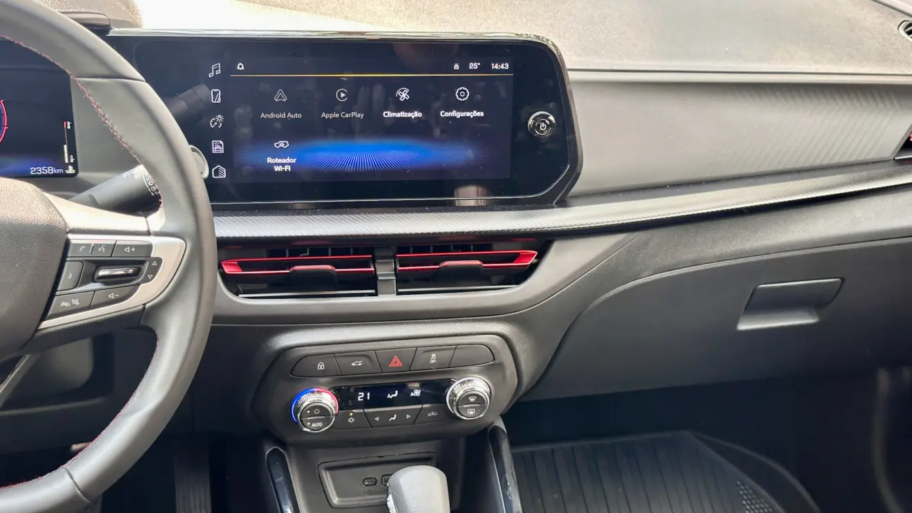 central multimídia chevrolet onix rs