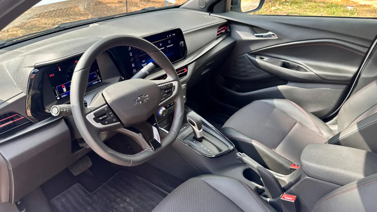 onix rs interior cabine