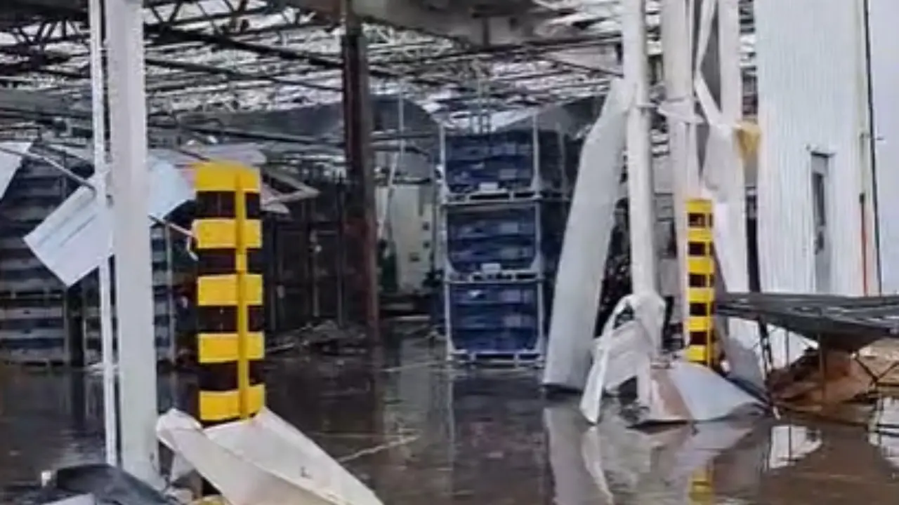 Fábrica da Toyota em Sorocaba destruída pela chuva