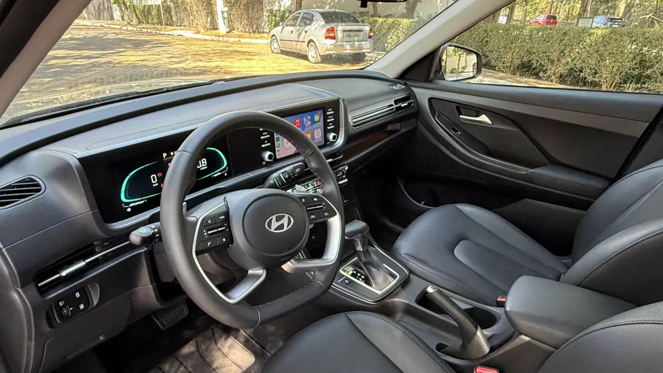 interior do Hyundai Creta Limited