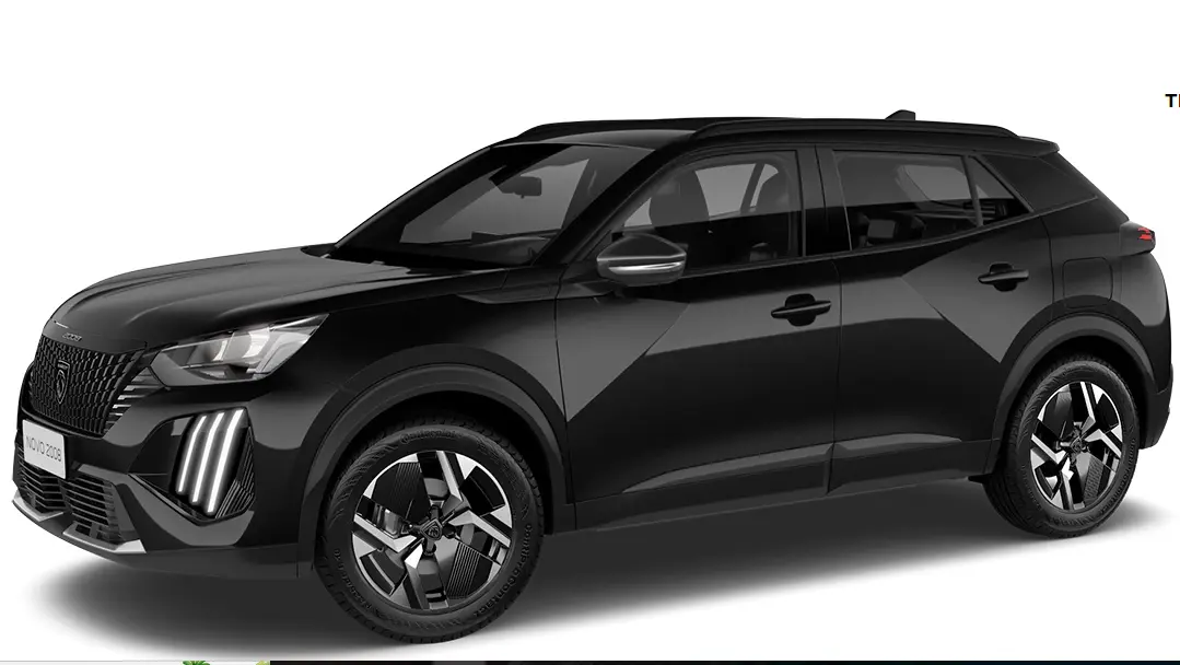 peugeot 2008 Active 2026 preto visto de lado
