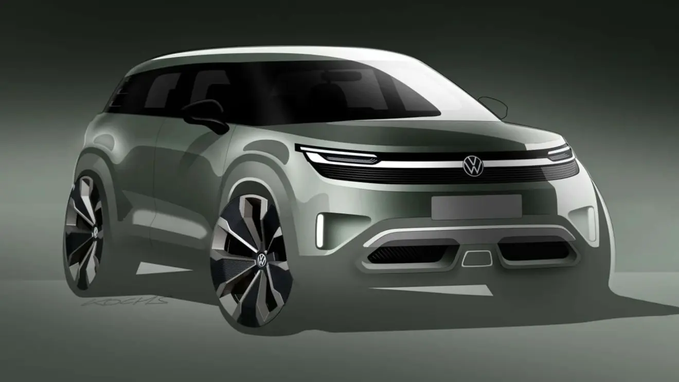 Conceito de SUV compacto elétrico da Volkswagen baseado no ID.2