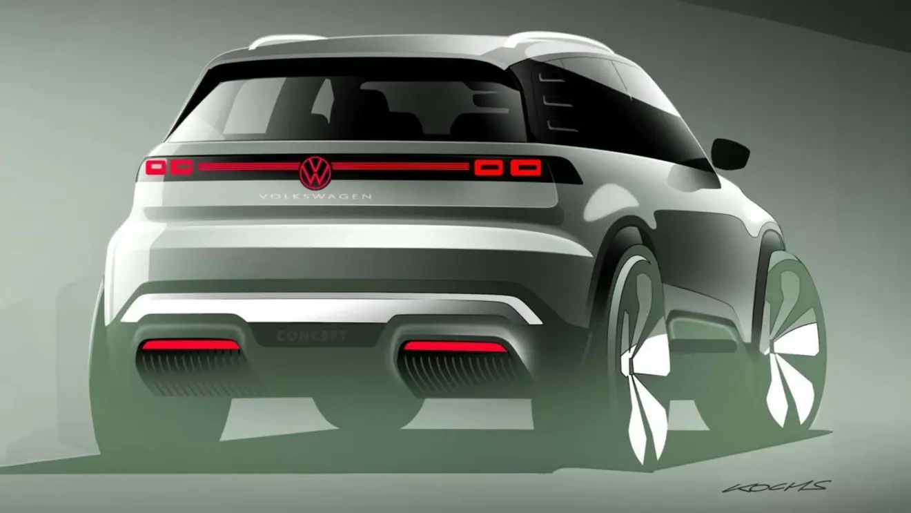 Conceito de SUV compacto elétrico da Volkswagen baseado no ID.2